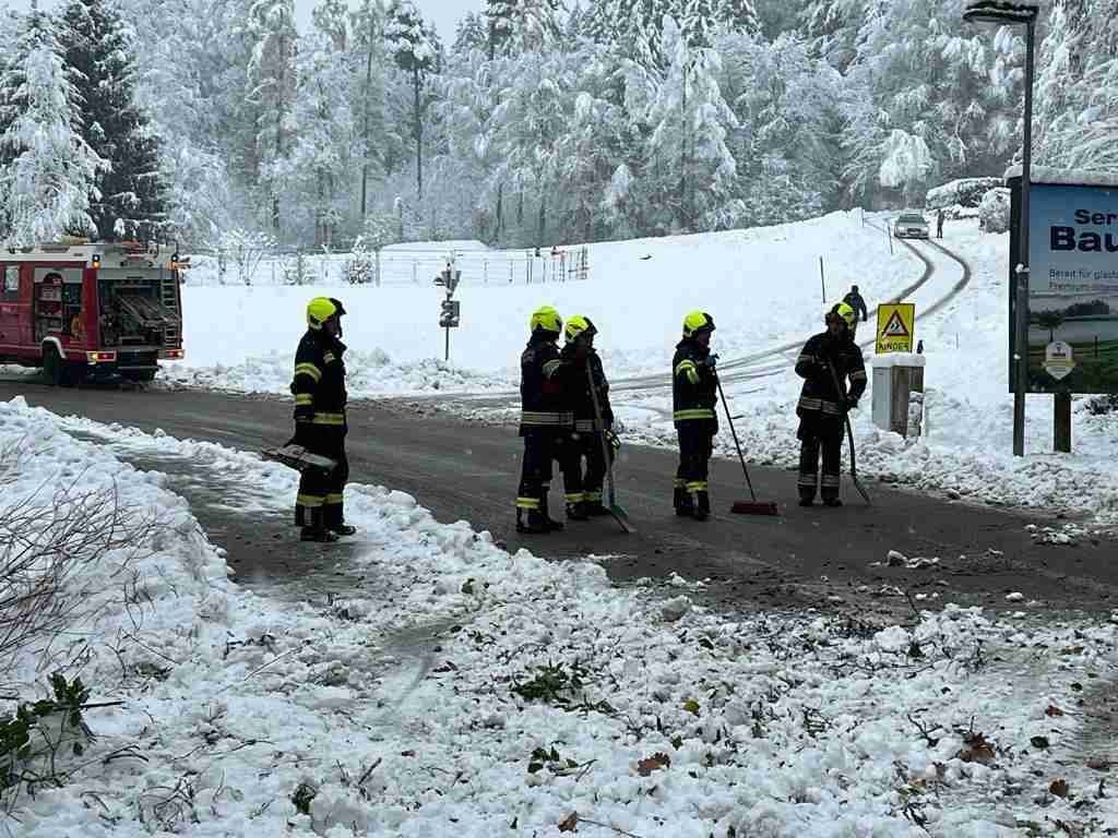Mehrere Schnee-Einsätze in Baumgartenberg