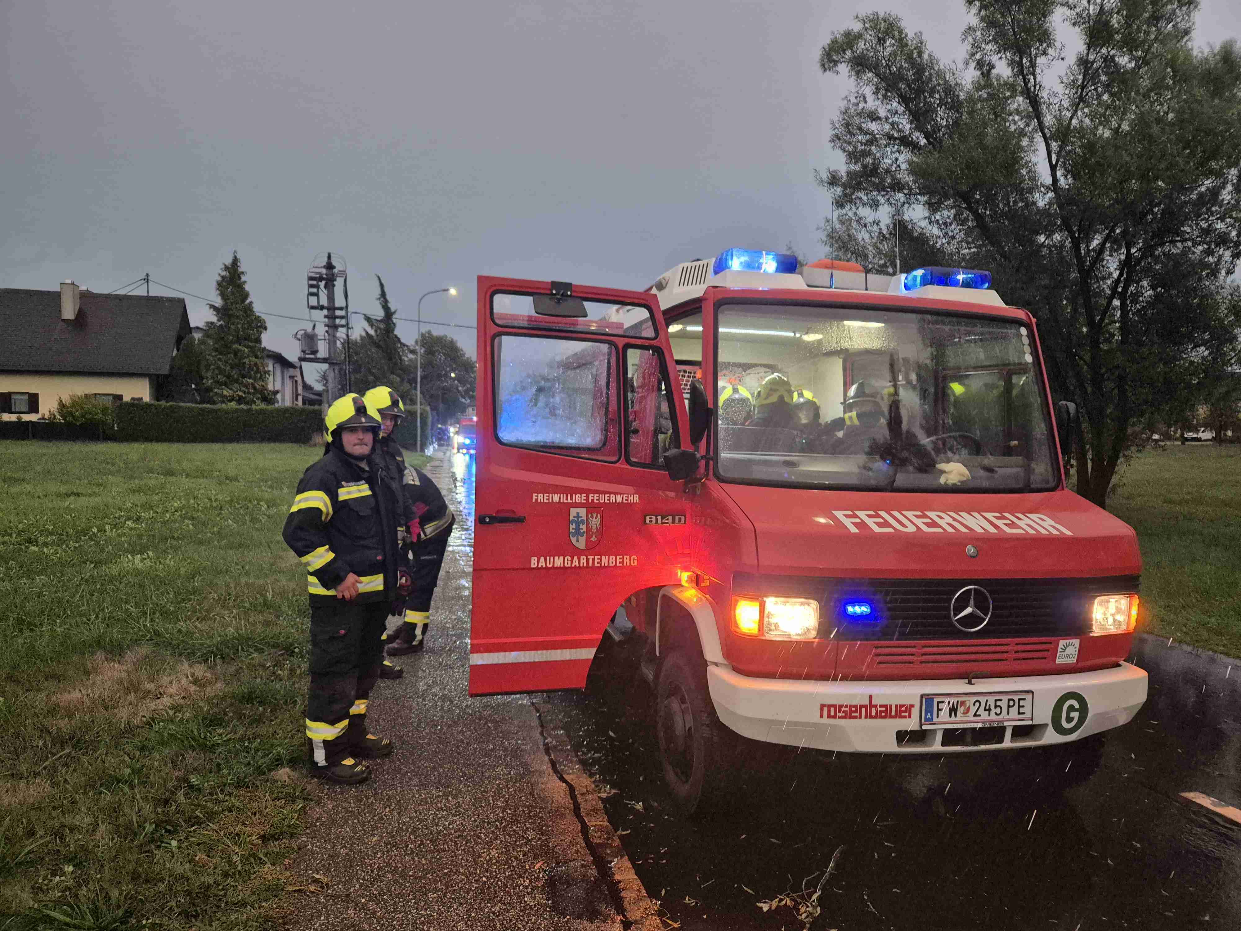 Einsatz - Verkehrsunfall in Mitterkirchen